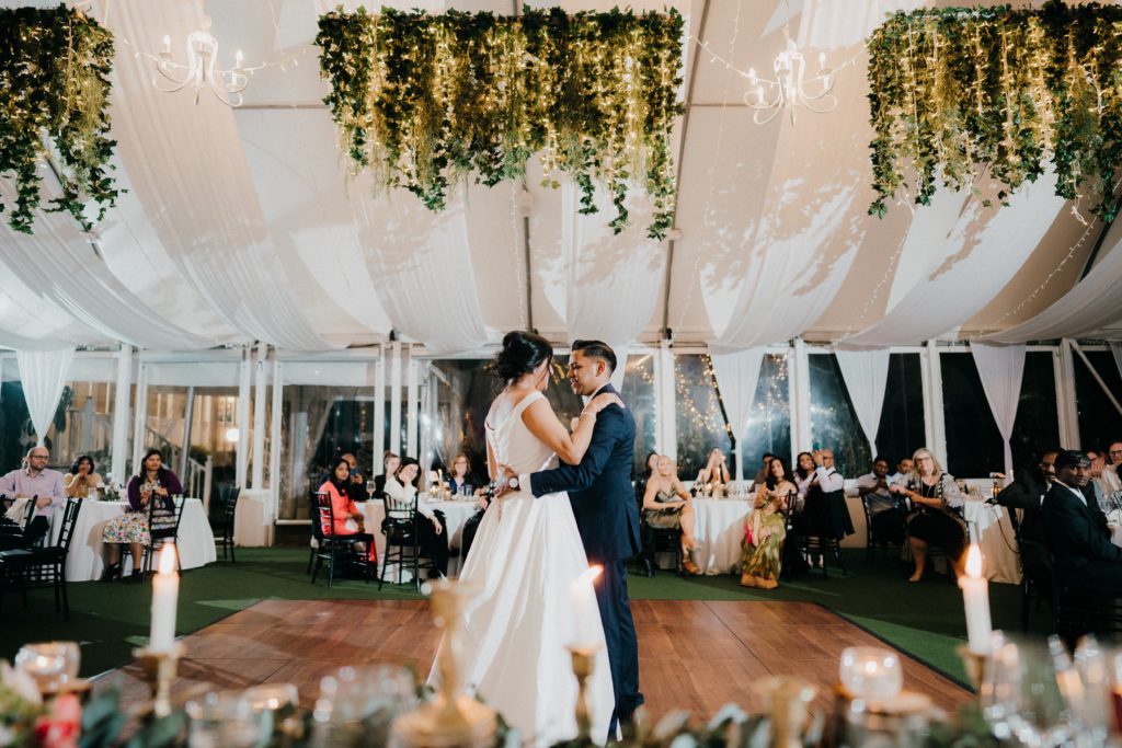 Fairy light hanging garden created by Event Styling Co's Lighting & Sound Team