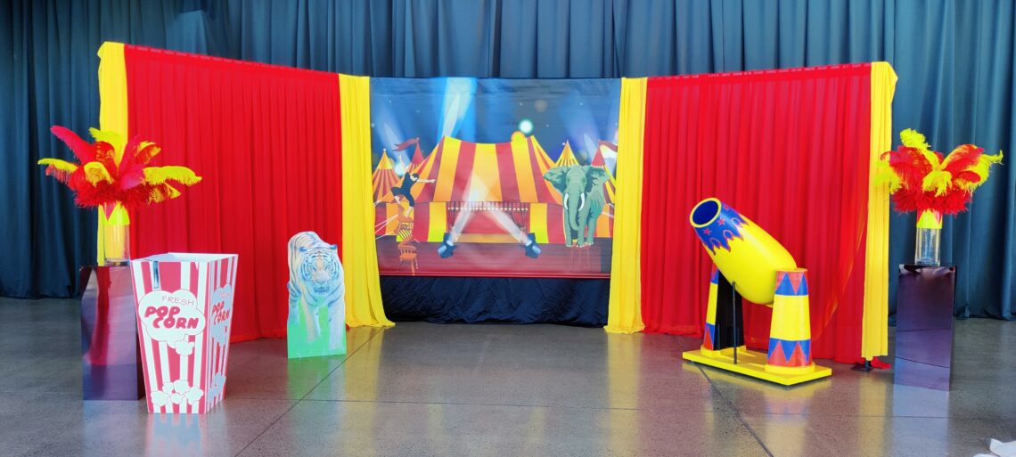 Circus Carnical Backdrop & Draping