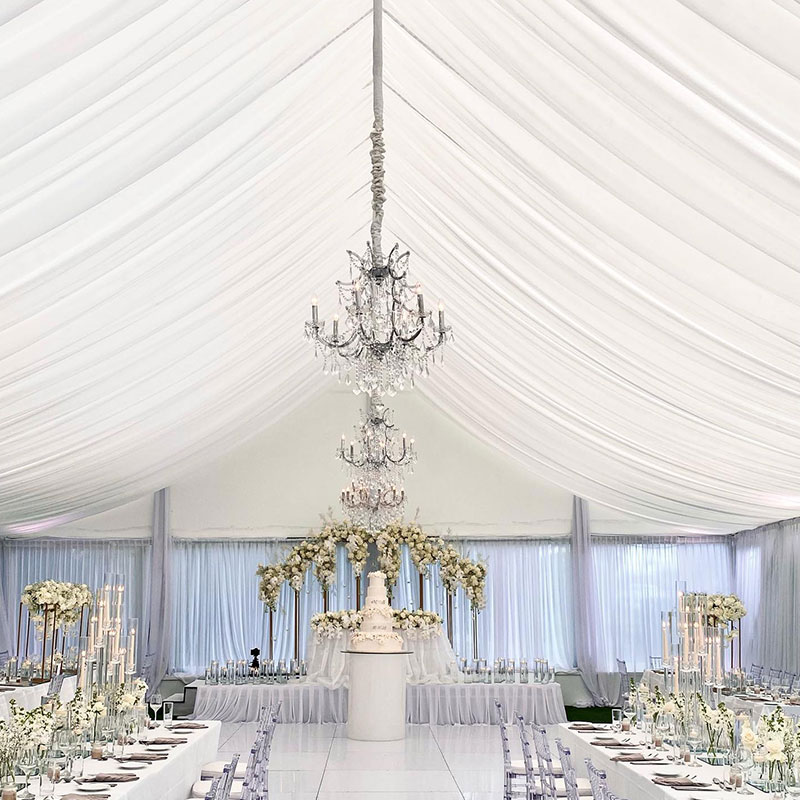 draping for ceiling and walls for Auckland Events & Functions